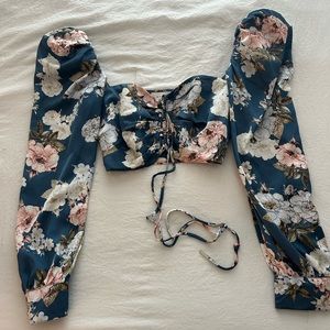 Mable Fields of Love Floral Top